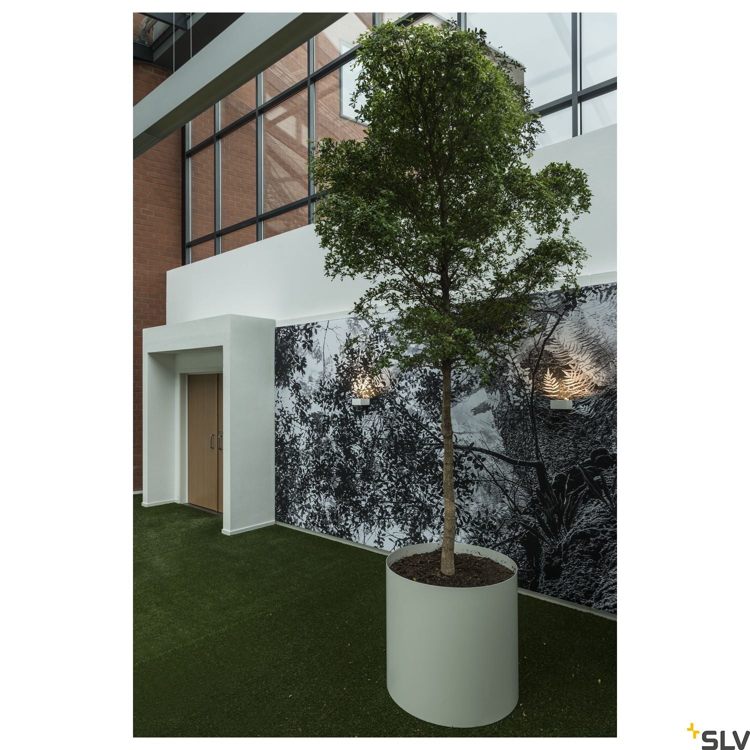 SLV SHELL 15, WL, LED Indoor surface-mounted wall light, 3000K, white 1000422