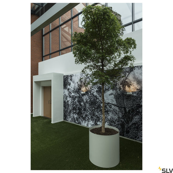 SLV SHELL 15, WL, LED Indoor surface-mounted wall light, 3000K, white 1000422