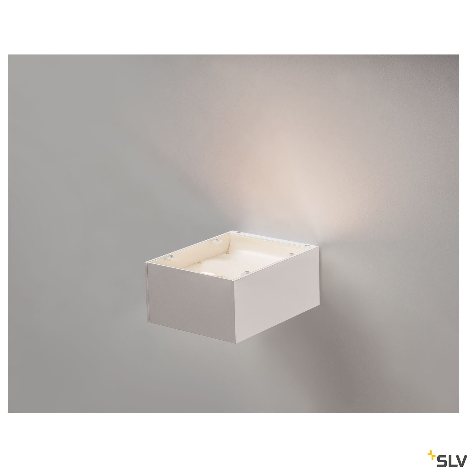 SLV SHELL 15, WL, LED Indoor surface-mounted wall light, 3000K, white 1000422