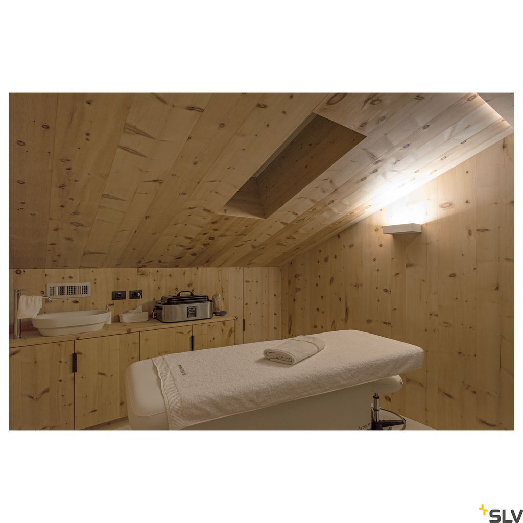 SLV SHELL 30, WL, LED Indoor surface-mounted wall light, 3000K, white 1000423