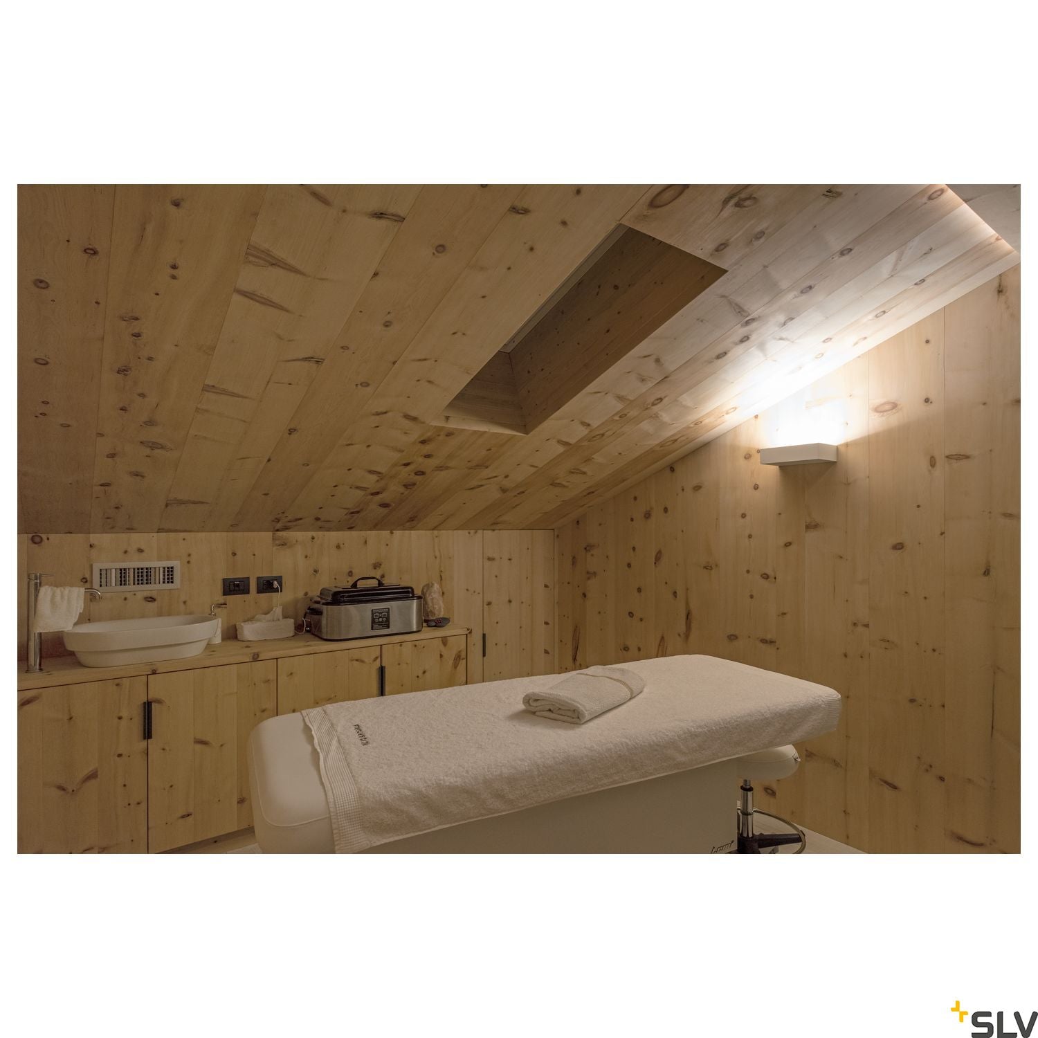 SLV SHELL 30, WL, LED Indoor surface-mounted wall light, 3000K, white 1000423