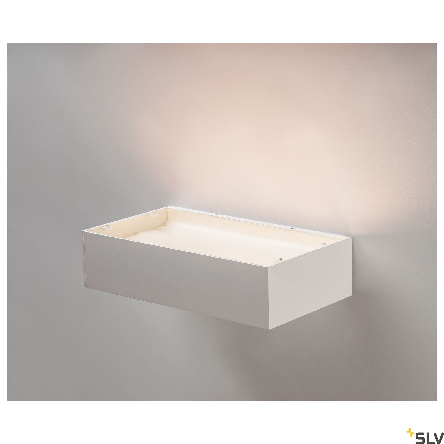 SLV SHELL 30, WL, LED Indoor surface-mounted wall light, 3000K, white 1000423