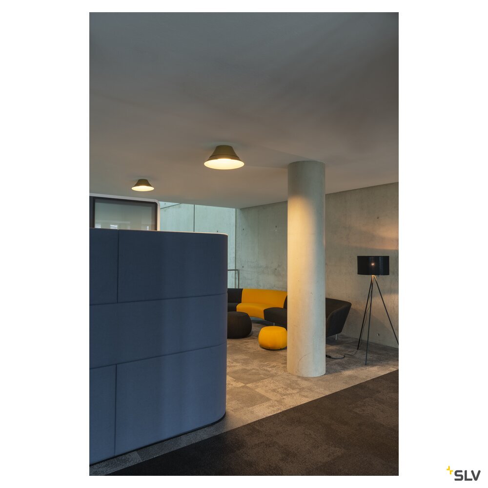 SLV FENDA, floor stand, A60, black, without shade, max. 40 W 155490