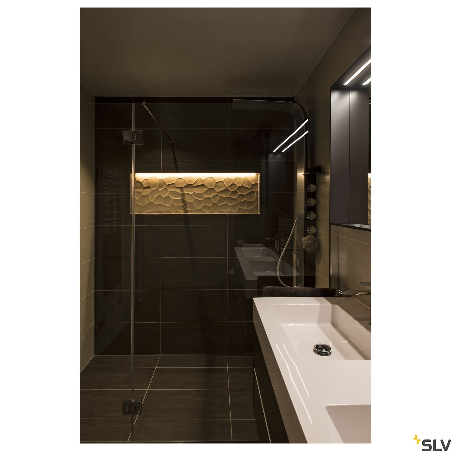 SLV GRAZIA 10 polycarbonate cover flat Version, 2m, satined 1000469