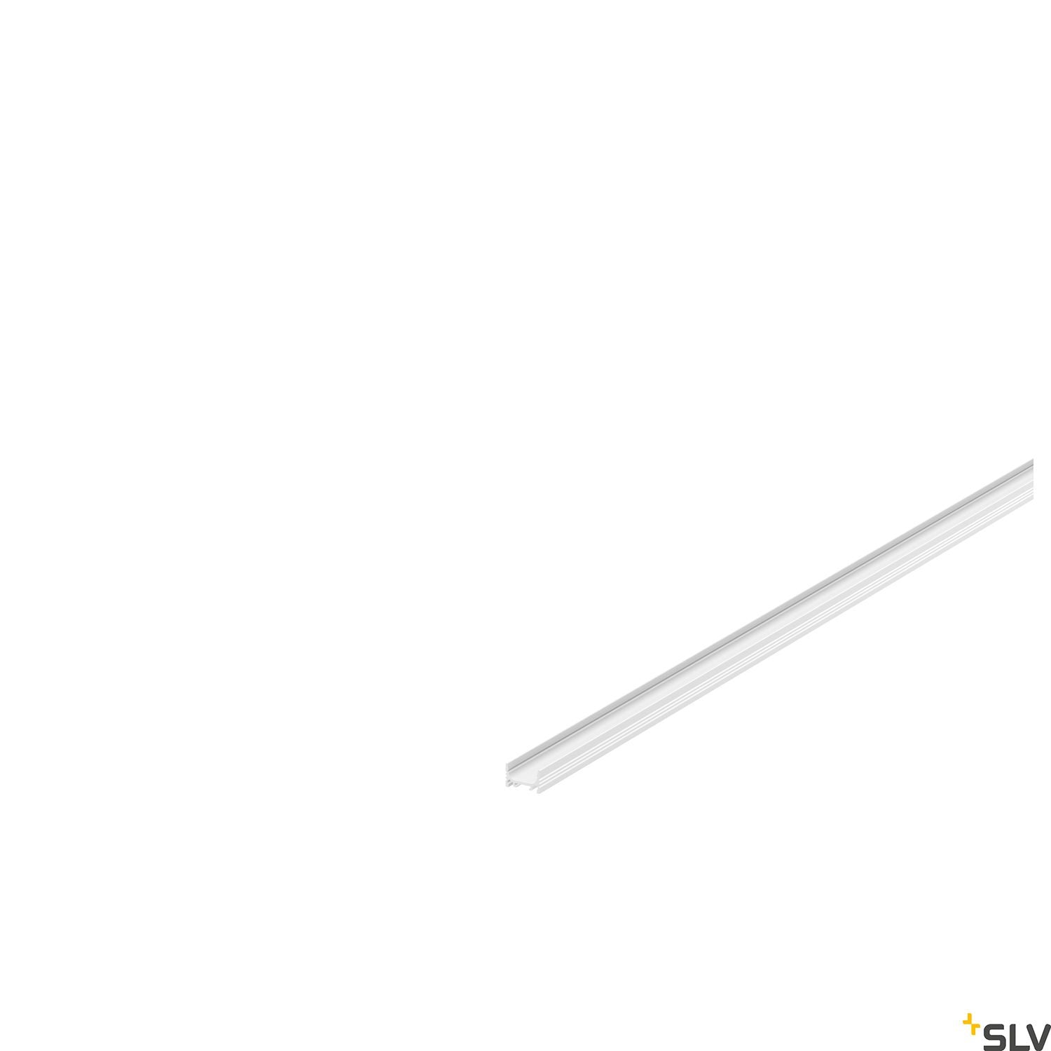 SLV GRAZIA 10 LED Surface profile, flat, grooved, 2m, white 1000461