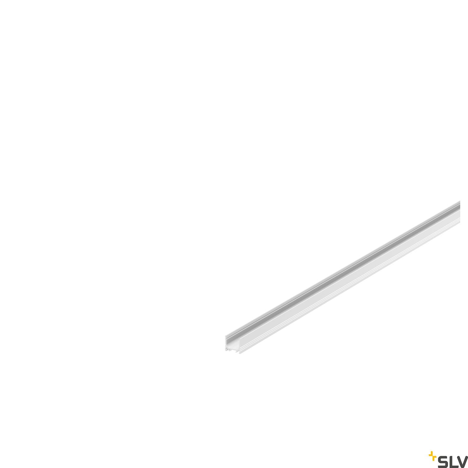 SLV GRAZIA 10 LED Surface profile, standard, grooved, 2m, white 1000464