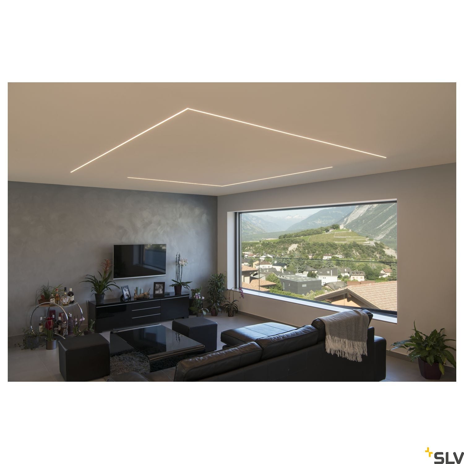 SLV GRAZIA 20 LED Recessed profile, 3m, white 1000497