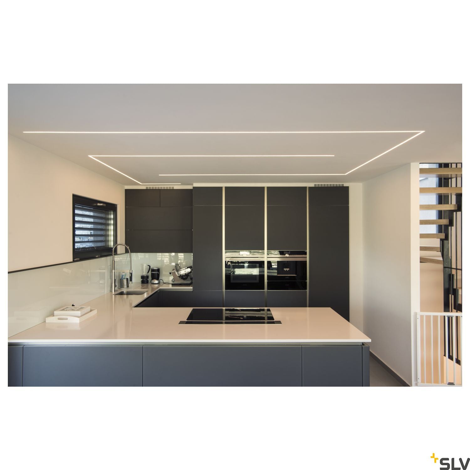 SLV GRAZIA 20 LED Recessed profile, 3m, white 1000497