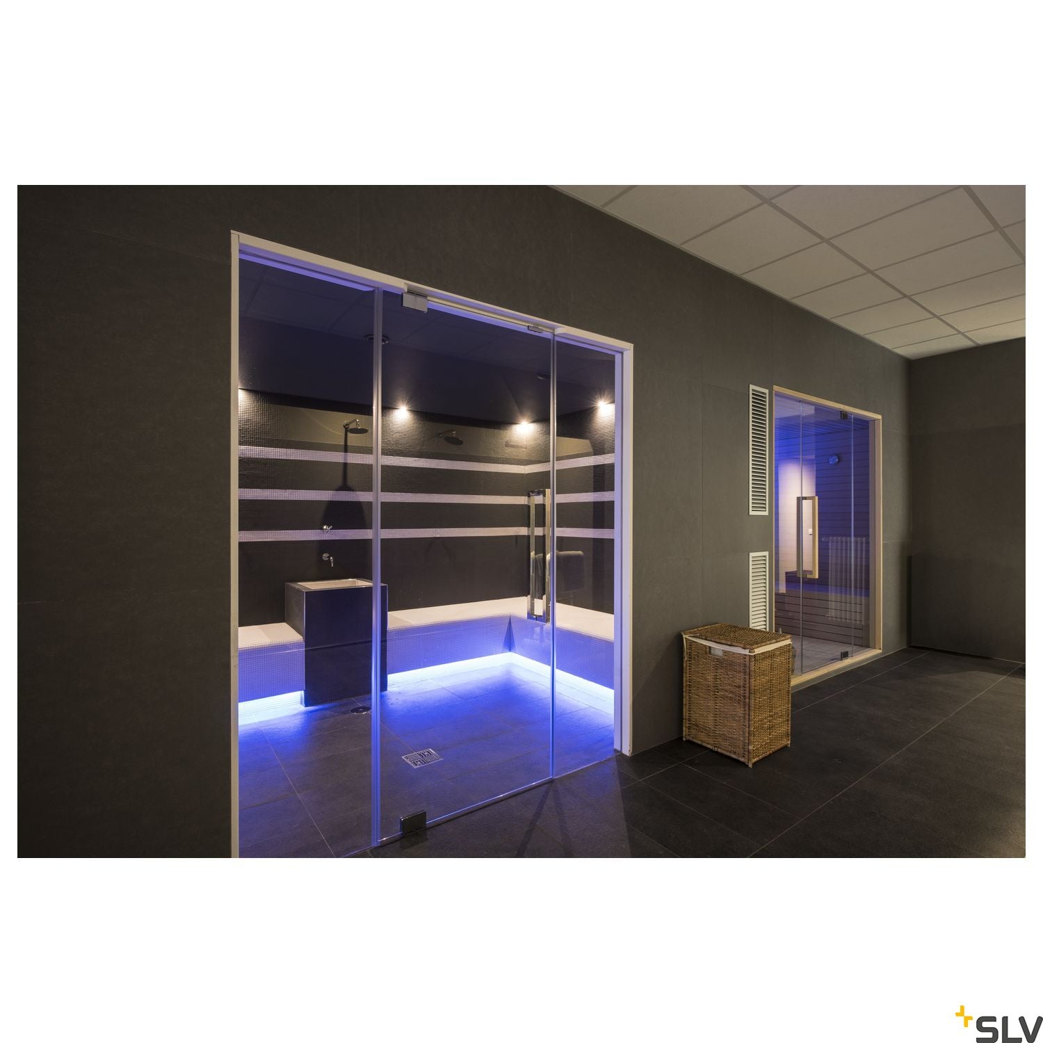 SLV GRAZIA 20 LED Recessed profile, 3m, black 1000498