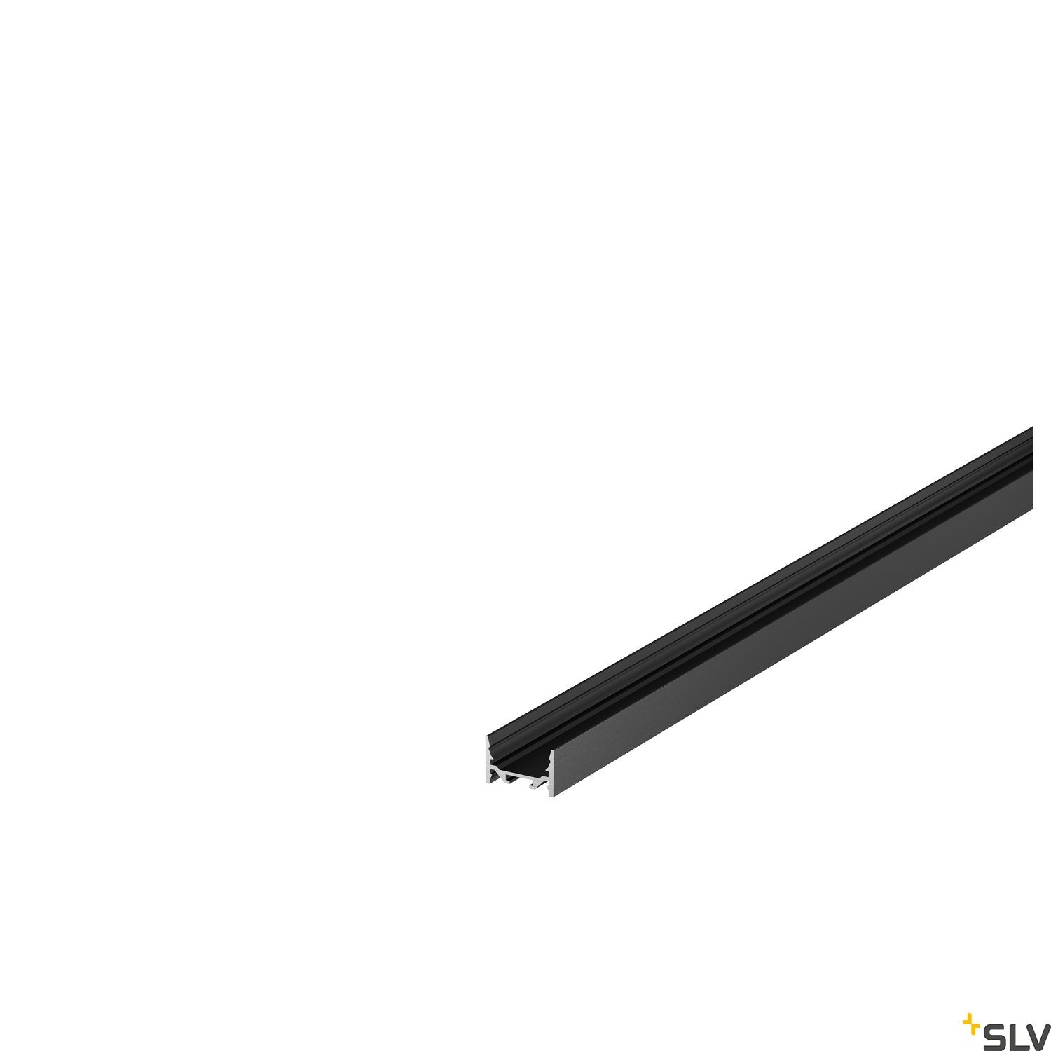SLV GRAZIA 20 LED Surface profile, flat, smooth, 3m, black 1000534