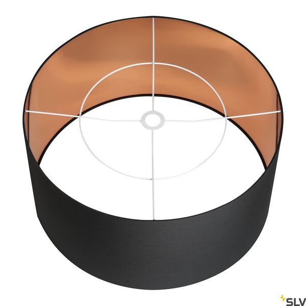 SLV FENDA shade, black/copper, Ø70cm 1000580