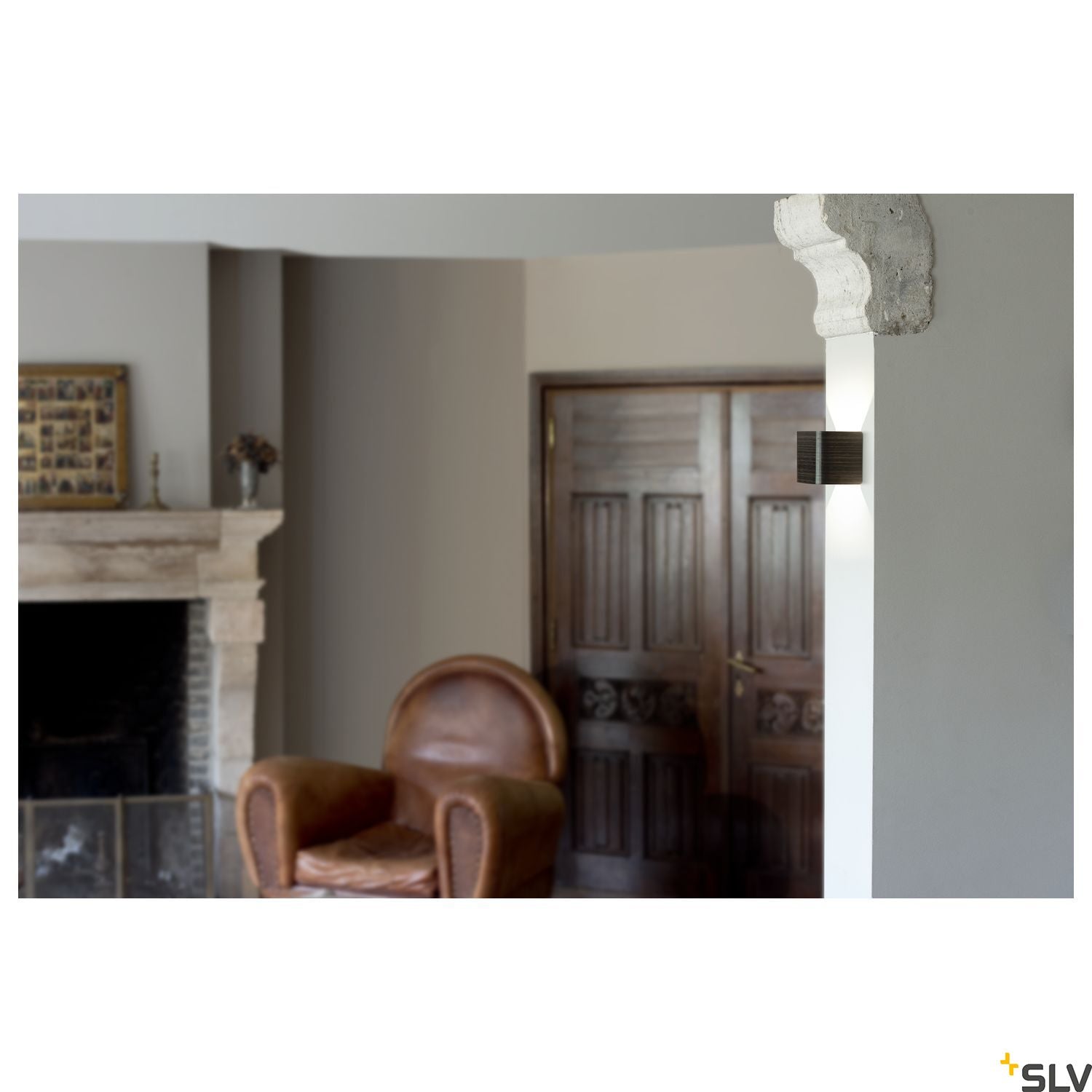 SLV MANA shade 12, wood, grey/brown 1000616