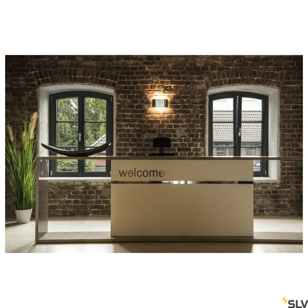 SLV MANA LED Wall luminaire 200, white, 2000K-3000K Dim to Warm 1000614