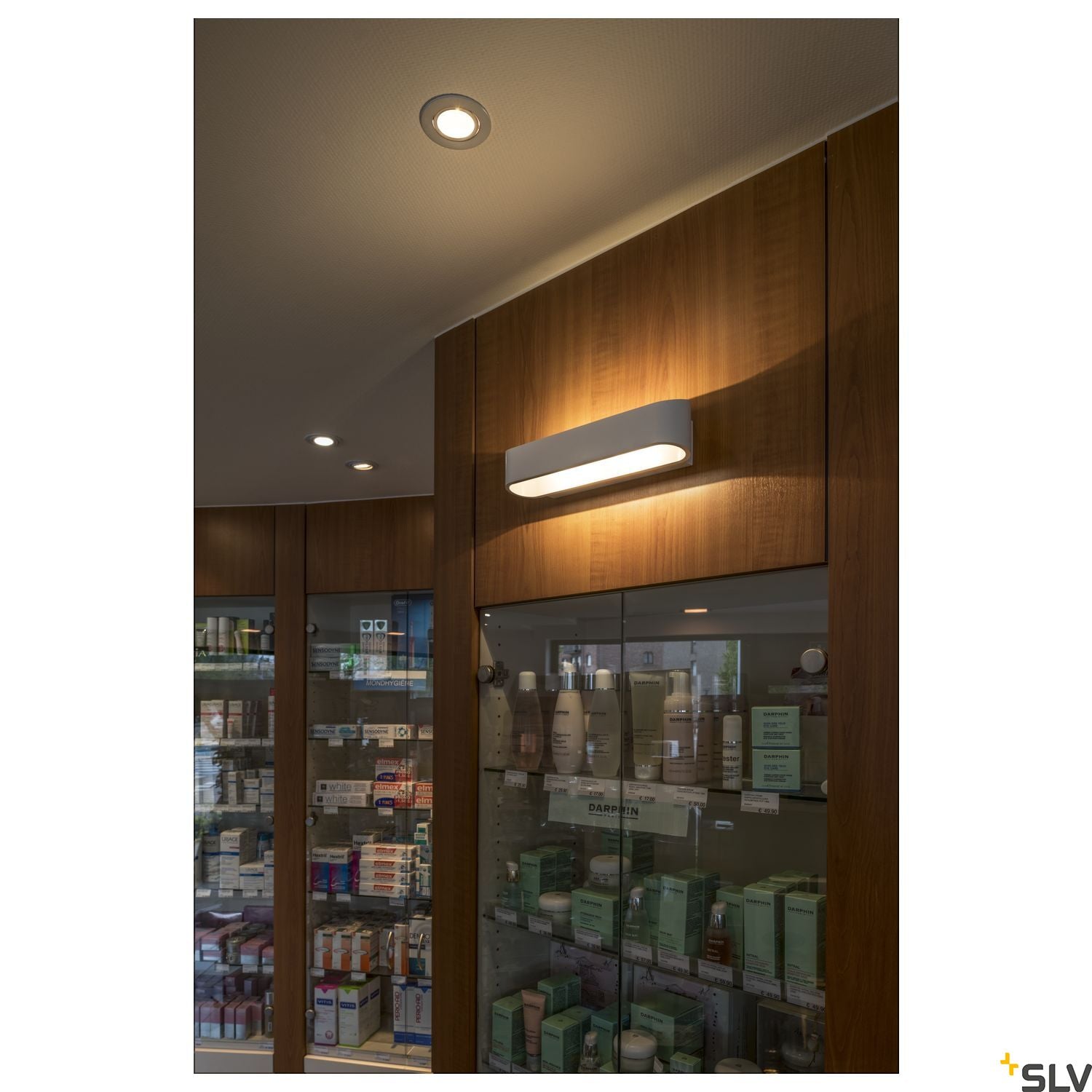 SLV ASSO 300 LED Wall luminaire, white, 2000K-3000K Dim to Warm 1000634