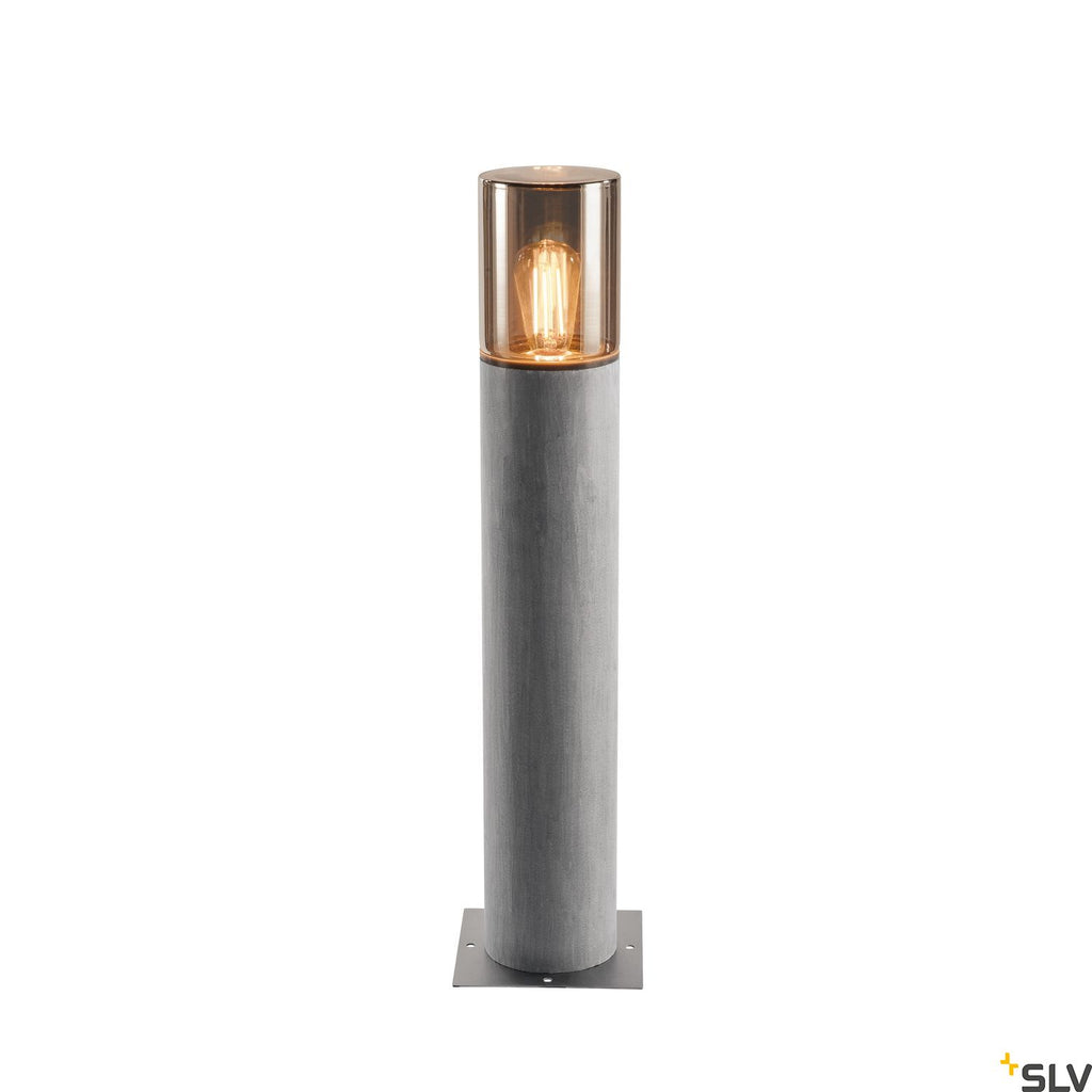 SLV LISENNE POLE 70, E27, grau, IP54 1000666
