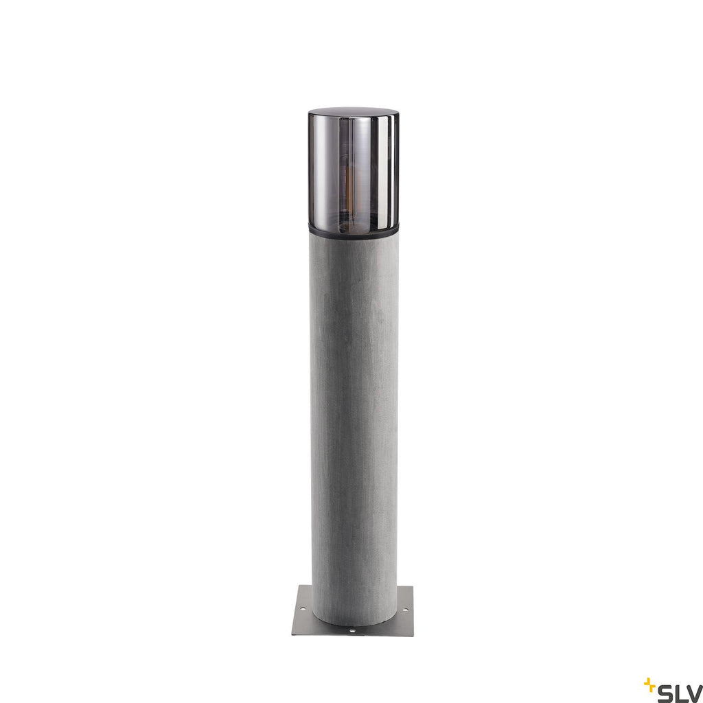 SLV LISENNE POLE 70, E27, grau, IP54 1000666