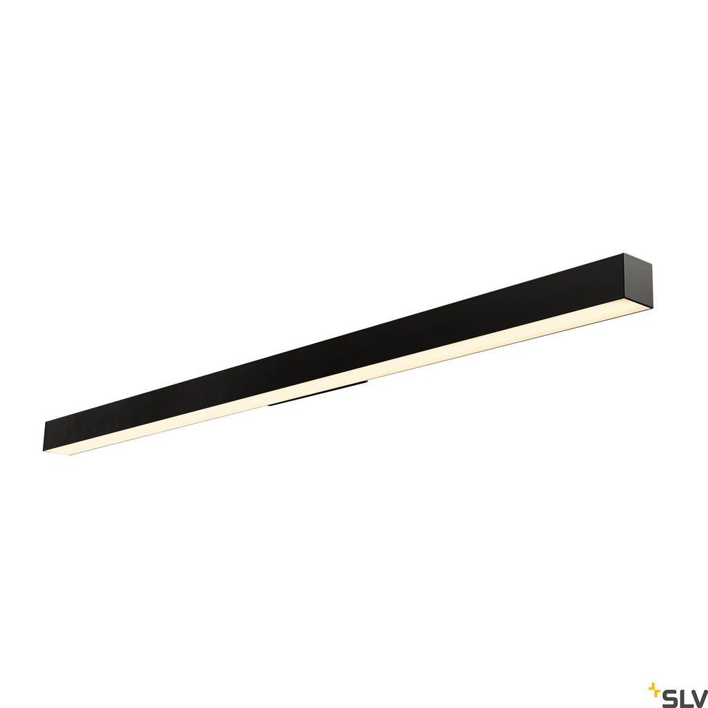 SLV Q-LINE LED Wall luminaire, black, 3000K 1000669