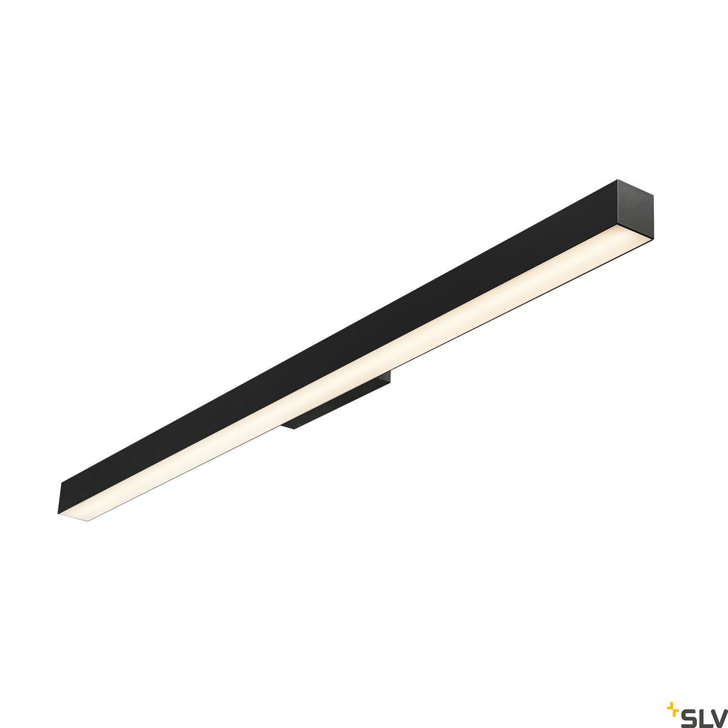 SLV Q-LINE LED Wall luminaire, black, 3000K 1000669