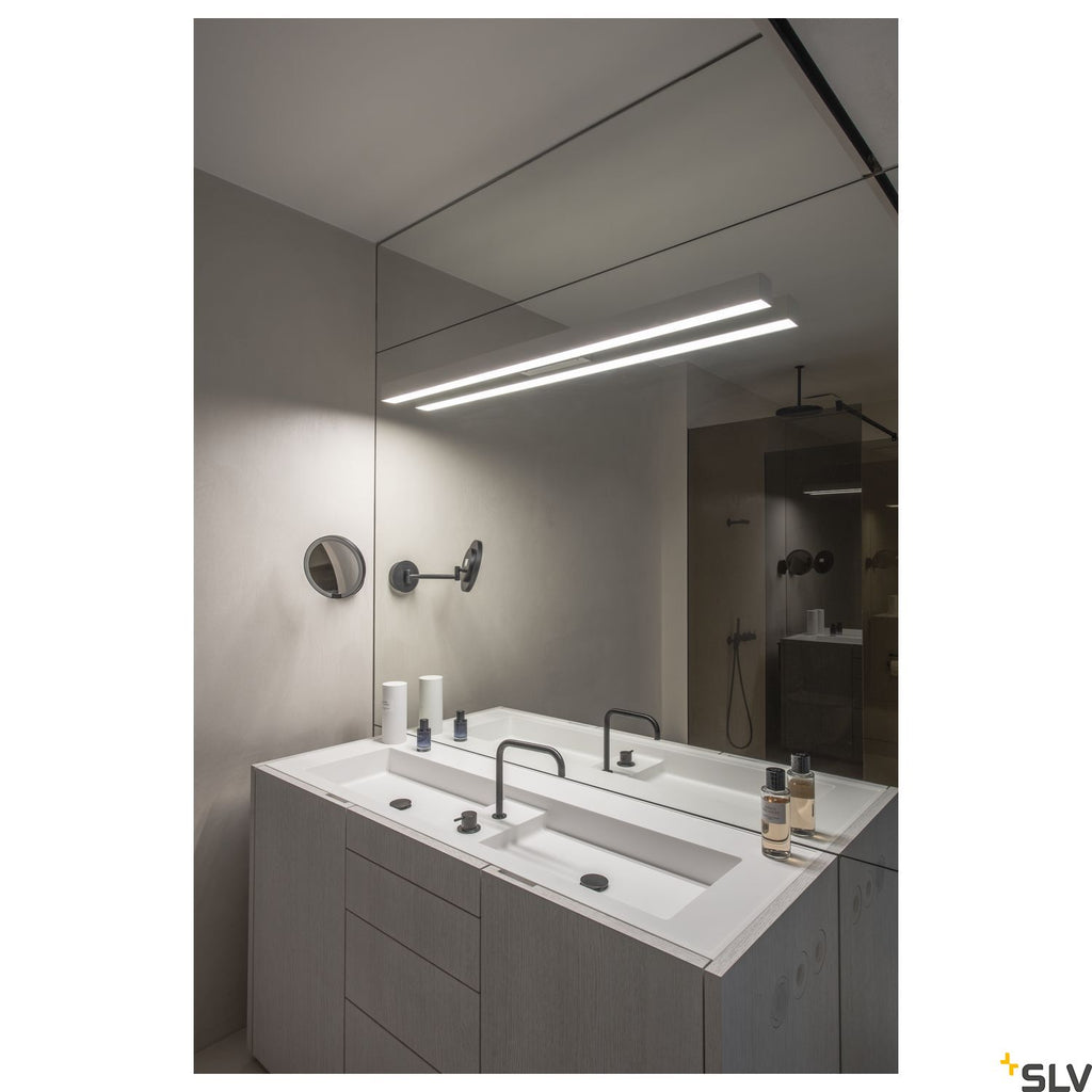 SLV Q-LINE LED Wall luminaire, silvergrey, 3000K 1000670