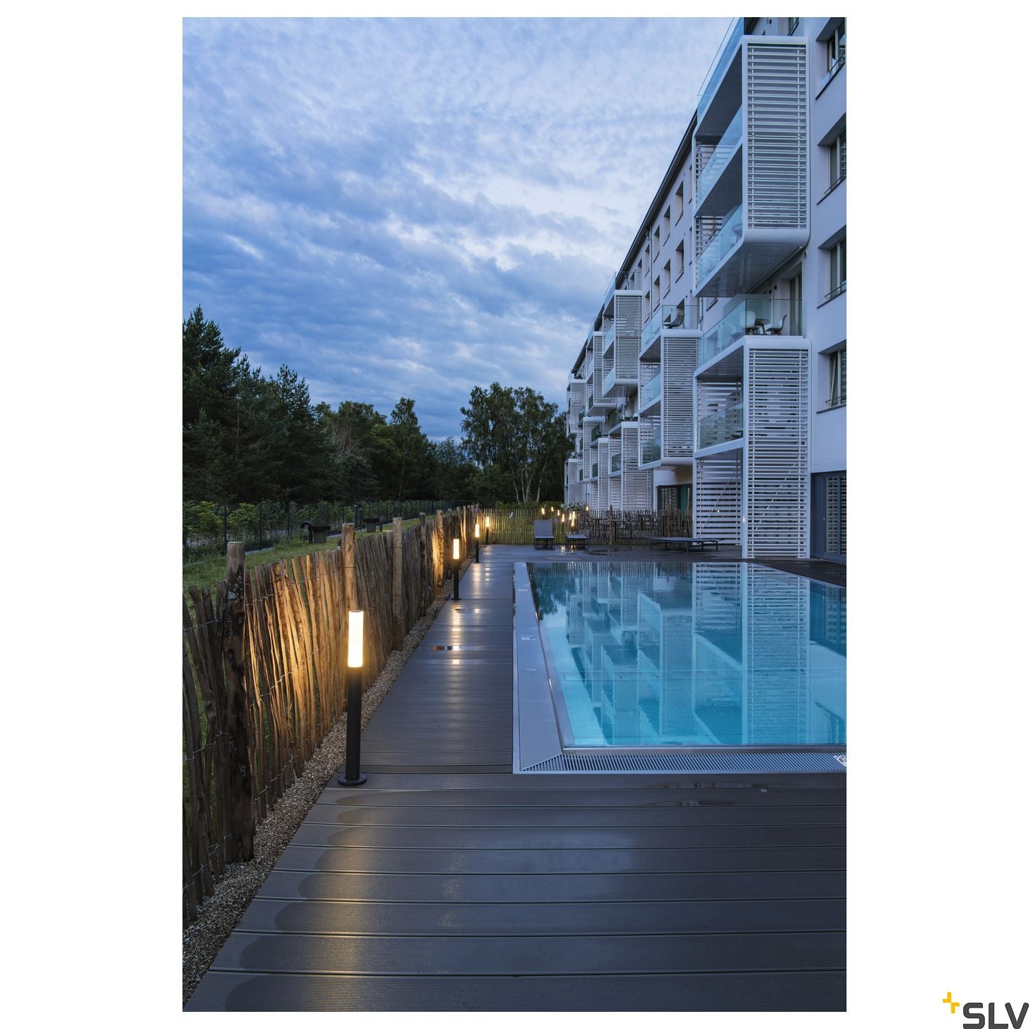 SLV APONI 90 LED Outdoor Floor stand, anthracite, 3000K, IP65 1000682