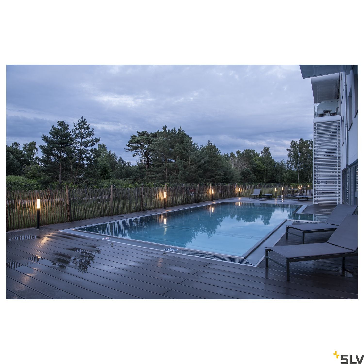 SLV APONI 90 LED Outdoor Floor stand, anthracite, 3000K, IP65 1000682