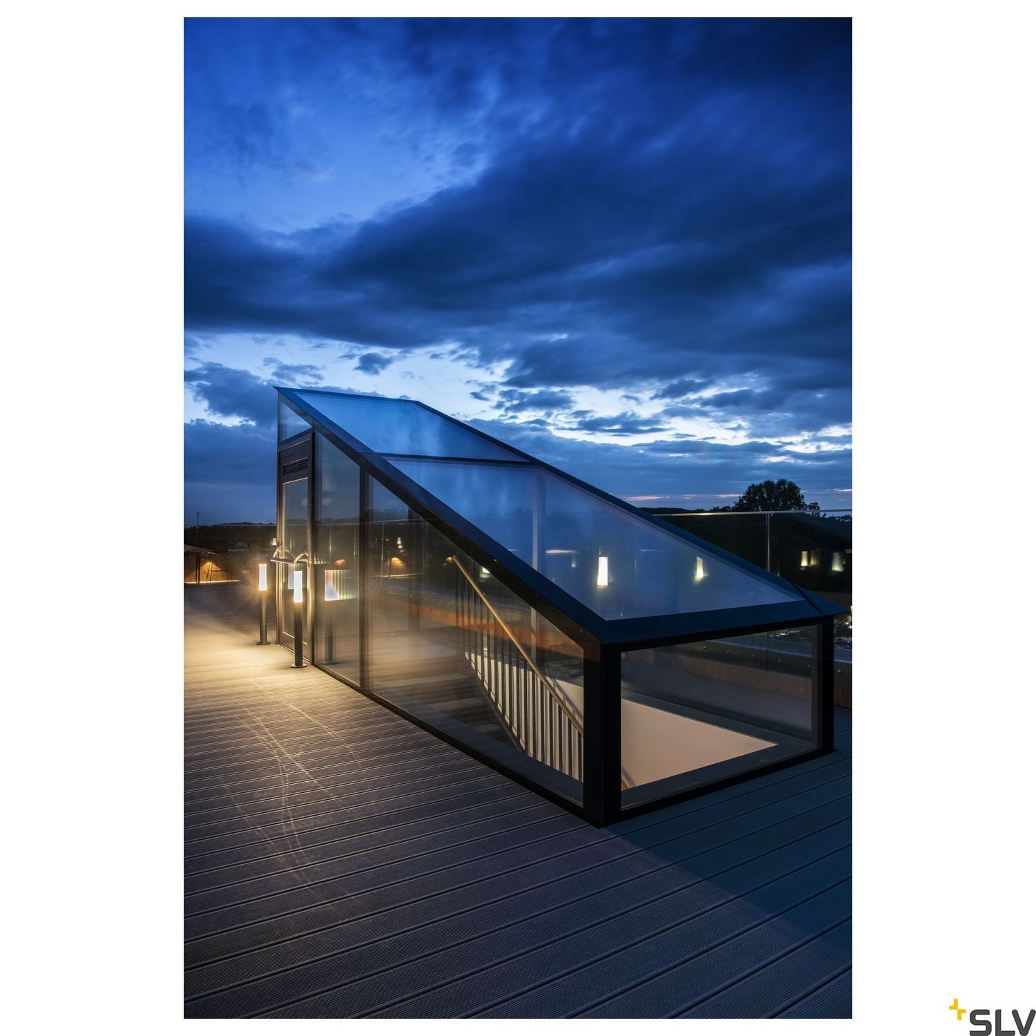 SLV APONI 90 LED Outdoor Floor stand, anthracite, 3000K, IP65 1000682