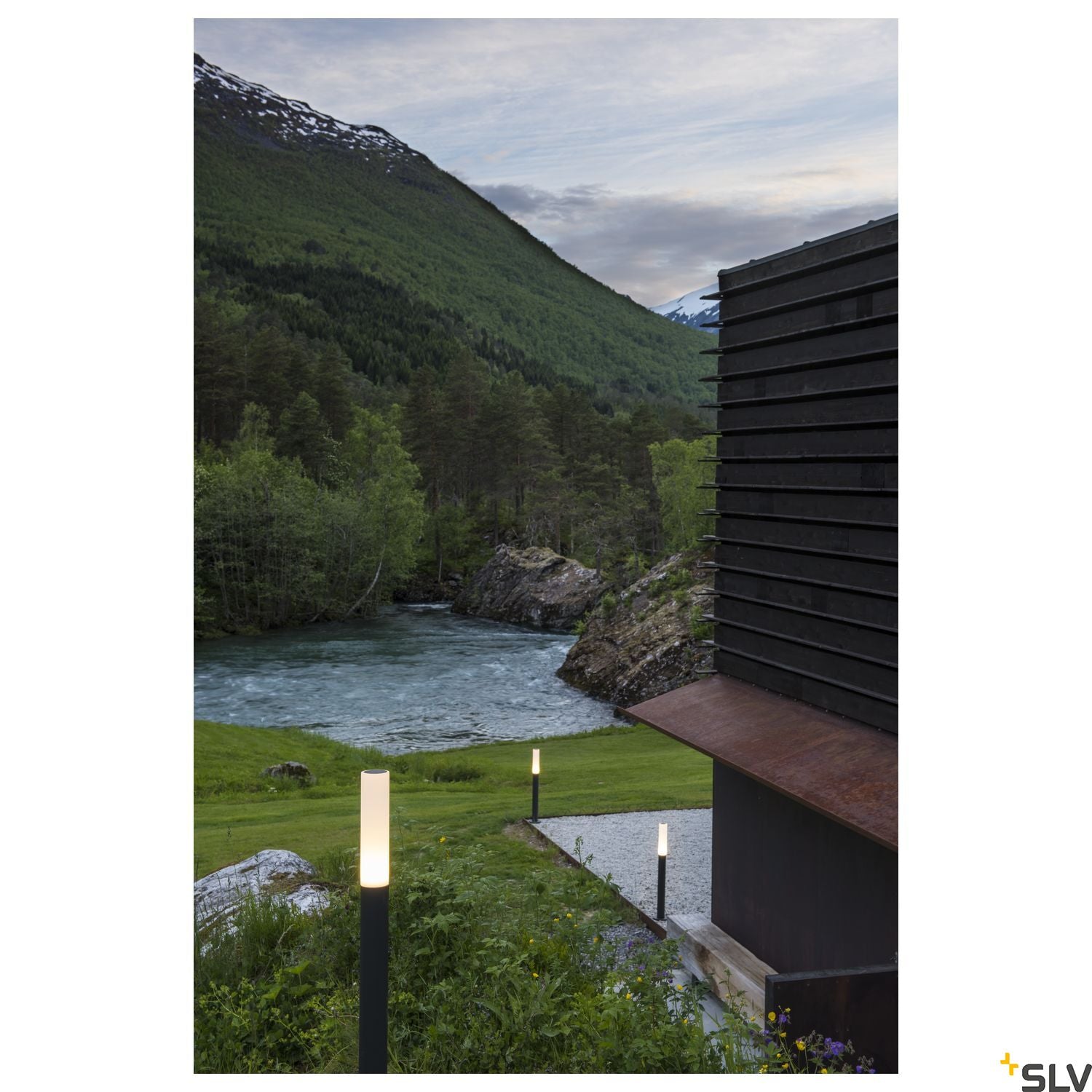 SLV APONI 120 LED Outdoor Floor stand, anthracite, 3000K, IP65 1000683