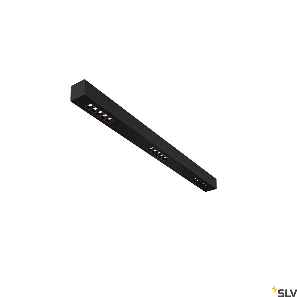SLV Q-LINE CL, LED Indoor surface-mounted ceiling light, 1m, BAP, black, 3000K 1000686