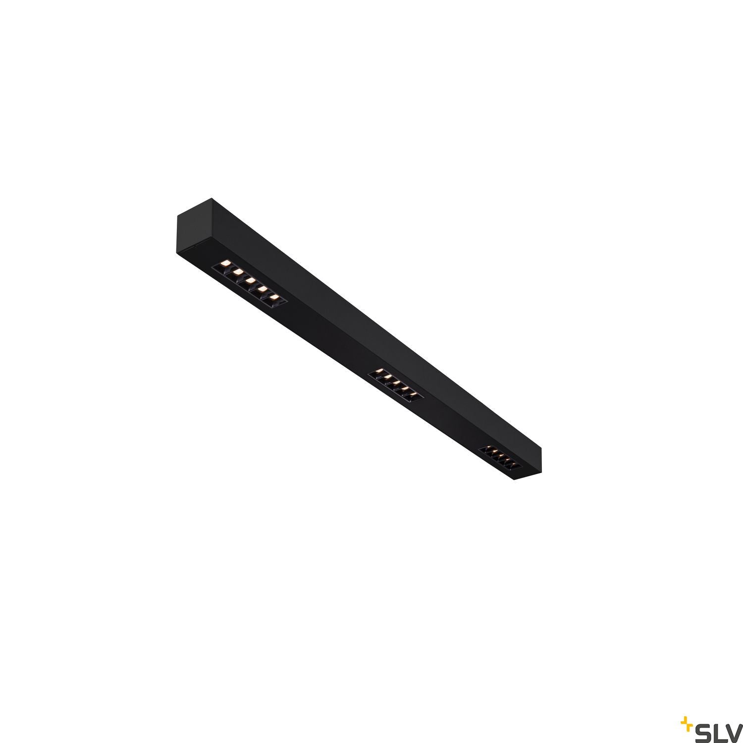 SLV Q-LINE CL, LED Indoor surface-mounted ceiling light, 1m, BAP, black, 3000K 1000686