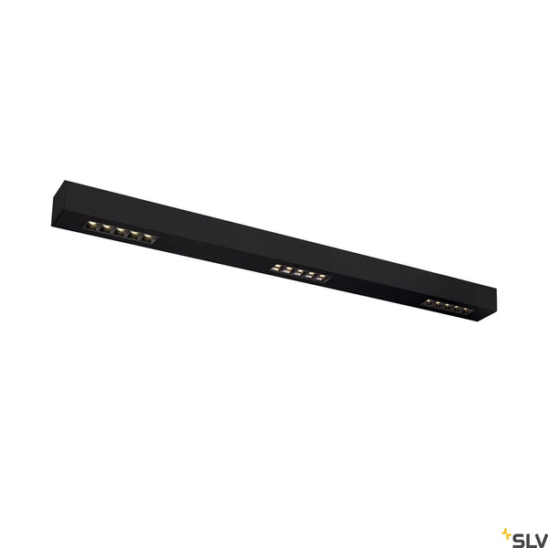 SLV Q-LINE CL, LED Indoor surface-mounted ceiling light, 1m, BAP, black, 4000K 1000689