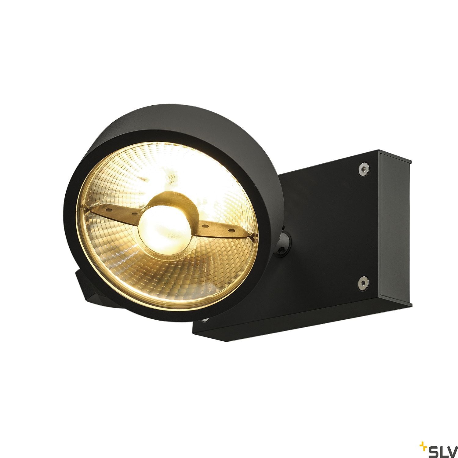 SLV KALU 1 QPAR111, Wall and Ceiling luminaire, black, max. 75W 1000702