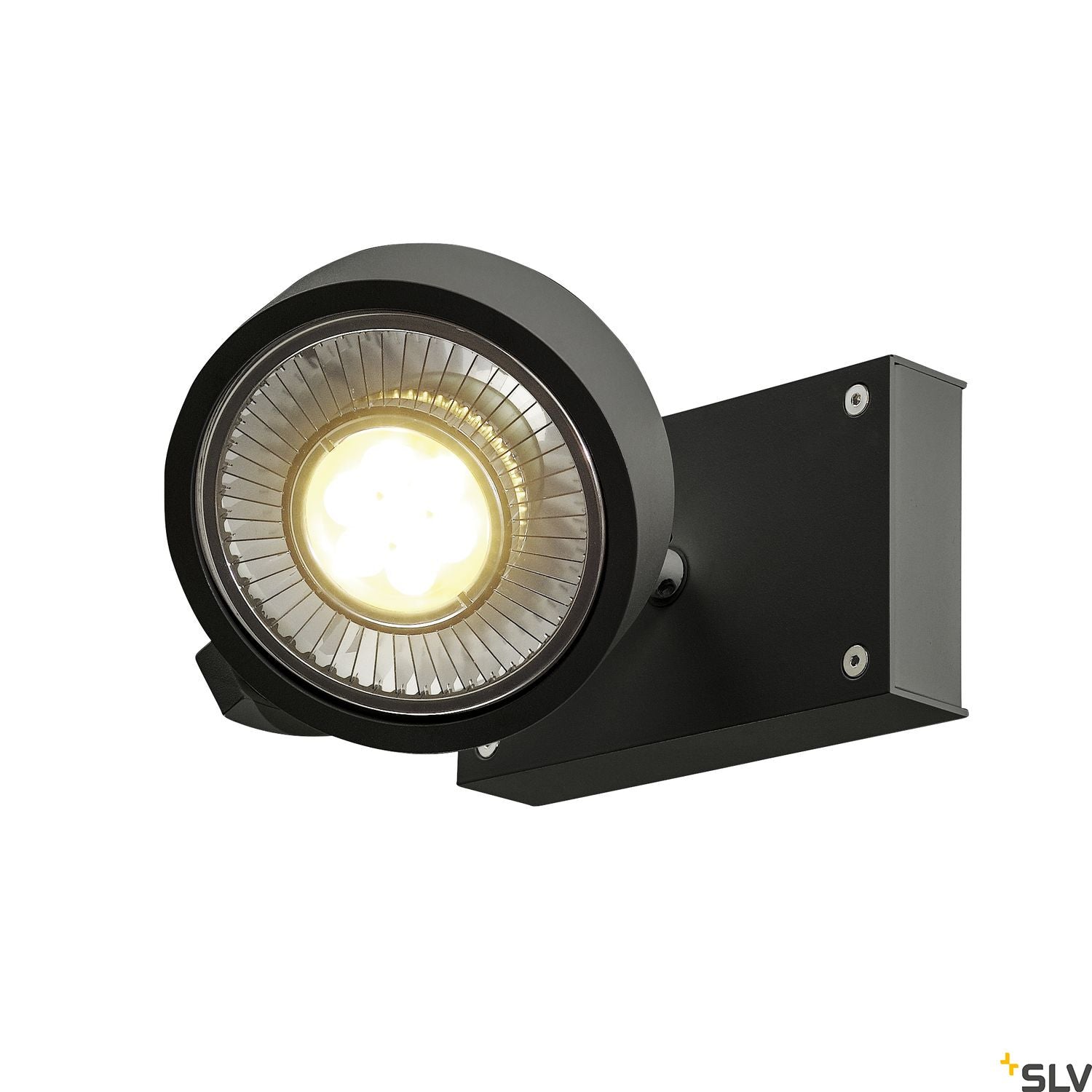 SLV KALU 1 QPAR111, Wall and Ceiling luminaire, black, max. 75W 1000702