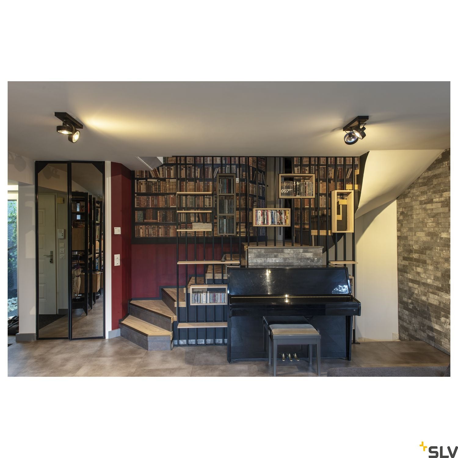 SLV KALU 2 QPAR111, Wall and Ceiling luminaire, black, max. 75W 1000703