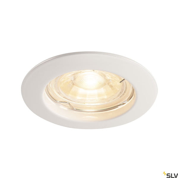 SLV PIKA QPAR51, Recessed ceiling luminaire, non-adjustable, white, max. 50W 1000714
