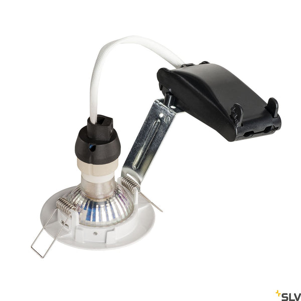 SLV PIKA QPAR51, Recessed ceiling luminaire, non-adjustable, white, max. 50W 1000714