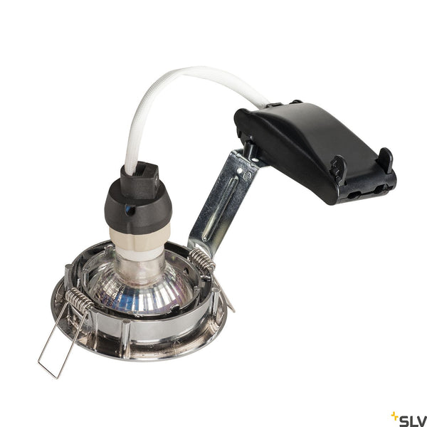 SLV PIKA QPAR51, Recessed ceiling luminaire, adjustable, chrome, max. 50W 1000719