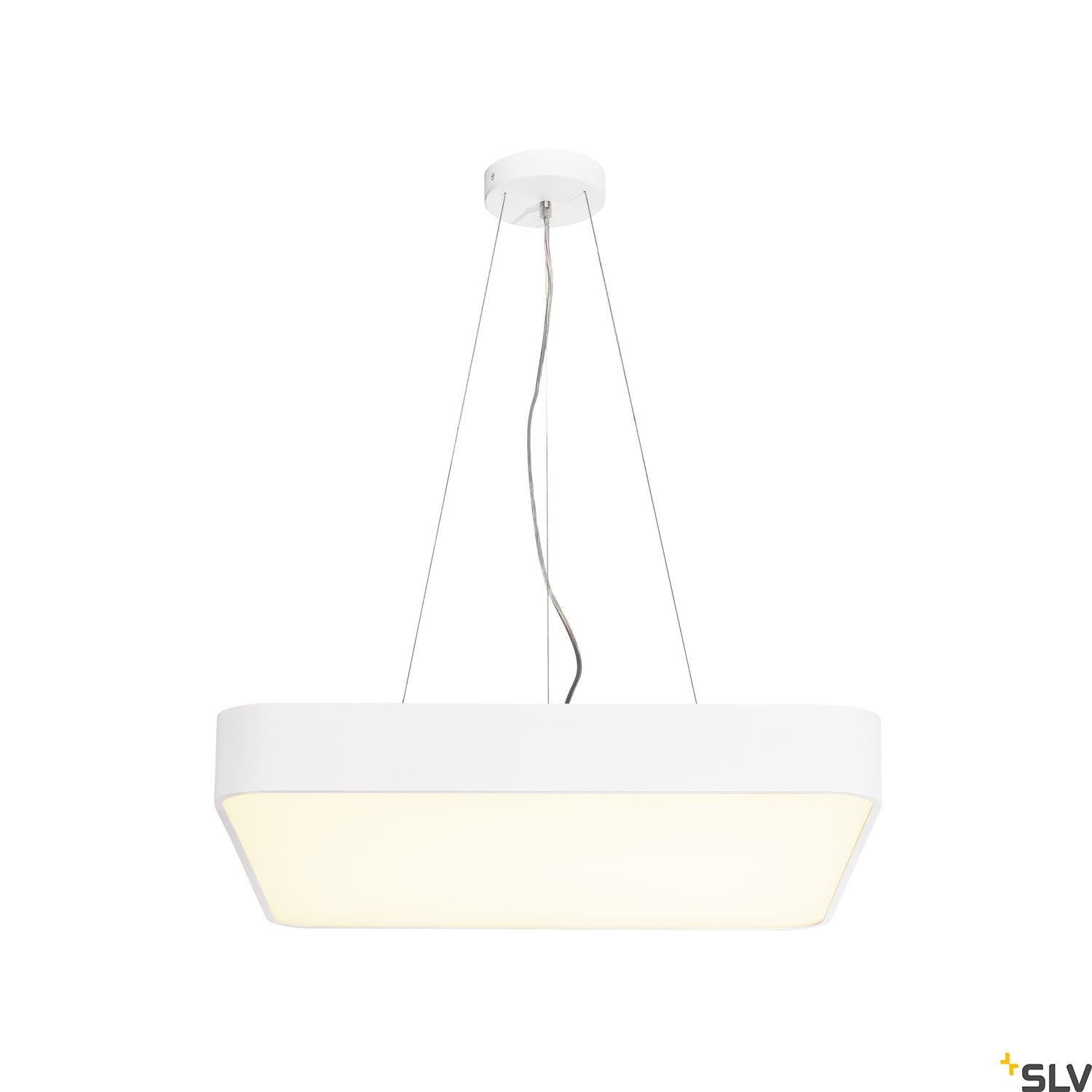 SLV MEDO 60 SQUARE LED, Ceiling luminaire, white, 1-10V, 3000K 1000726
