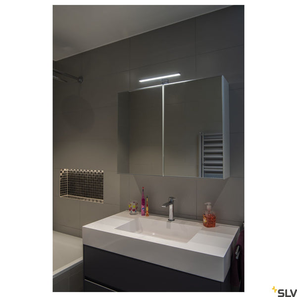 SLV DORISA LED Mirror light, short, chrome,  4000K, IP44 1000777