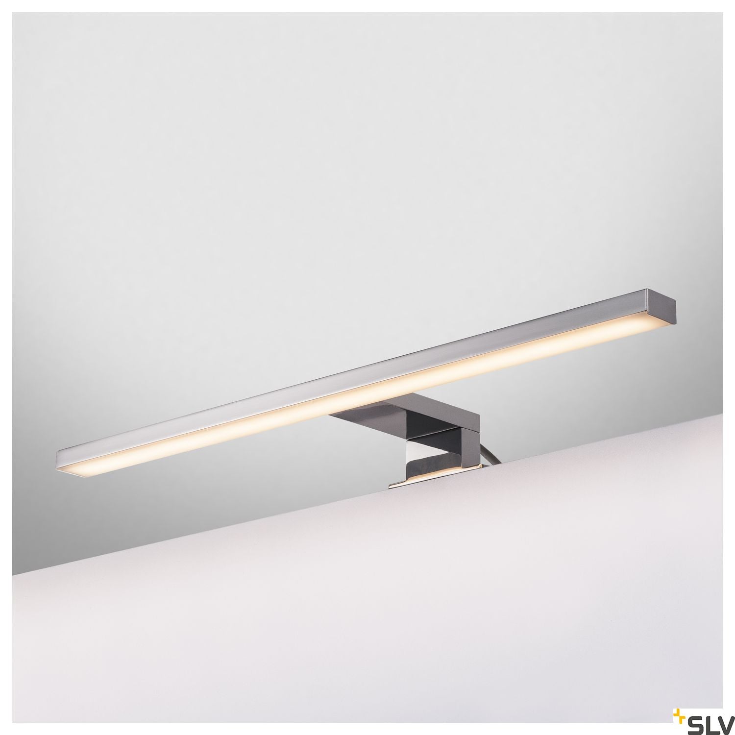 SLV DORISA LED Mirror light, long, chrome,  4000K, IP44 1000780