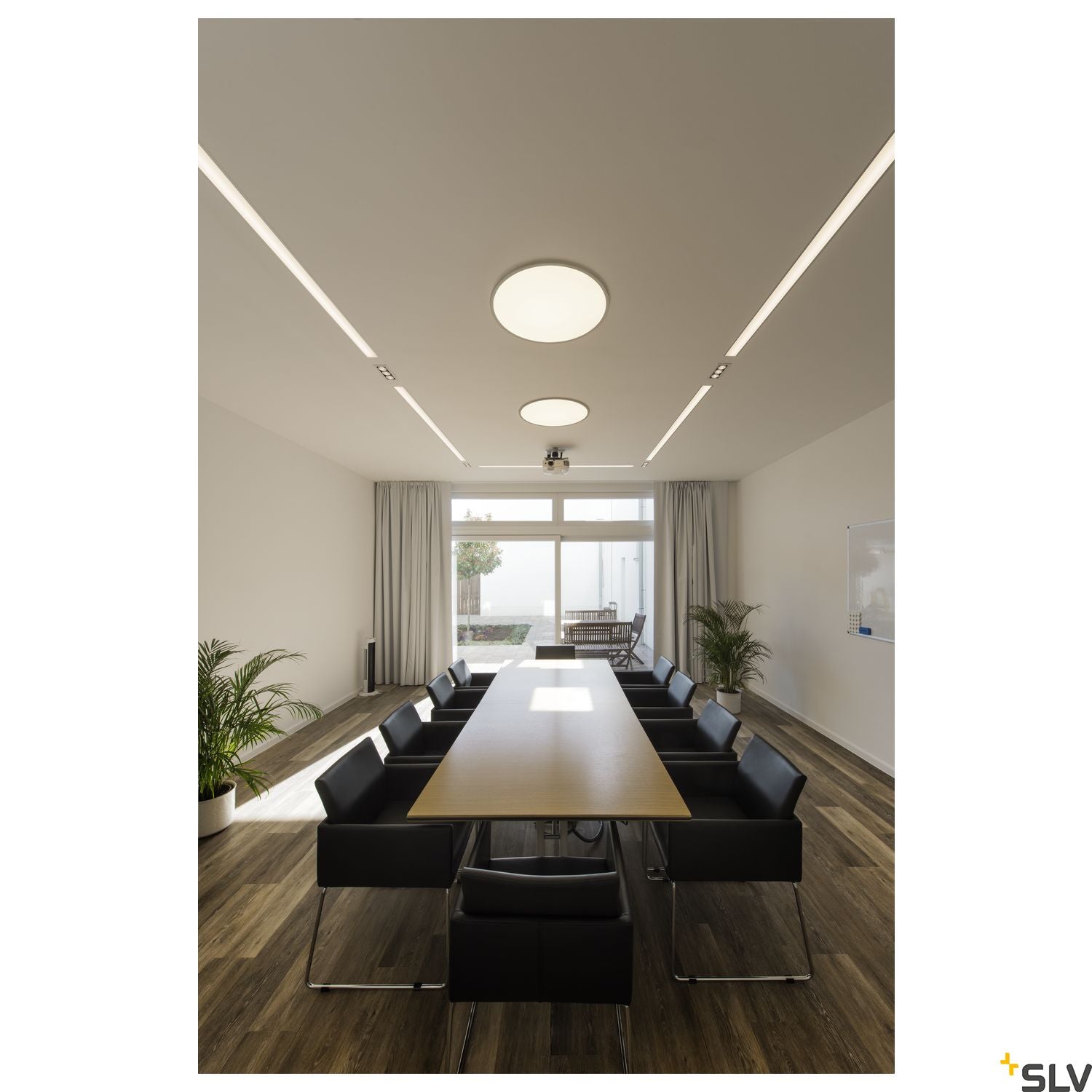 SLV PANEL 60 round, LED Indoor surface-mounted ceiling light, white, 3000K 1000783