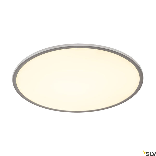 SLV PANEL 60 round, LED Indoor surface-mounted ceiling light, silver-grey, 3000K 1000785