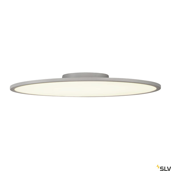 SLV PANEL 60 round, LED Indoor surface-mounted ceiling light, silver-grey, 4000K 1000786