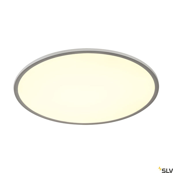 SLV PANEL 60 round, LED Indoor surface-mounted ceiling light, silver-grey, 4000K 1000786
