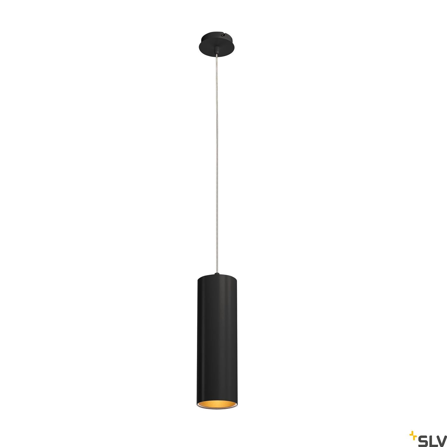 SLV ANELA LED Pendant luminaire, black, 11W, 3000K 1000813