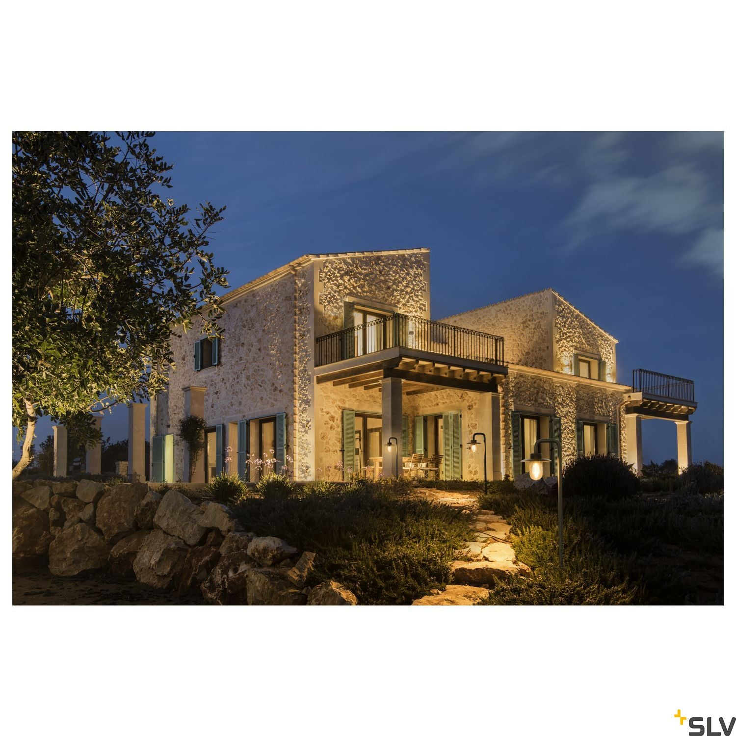 SLV MOLAT POLE, Outdoor standing light, IP44, E27, anthracite, max. 60W 1000822