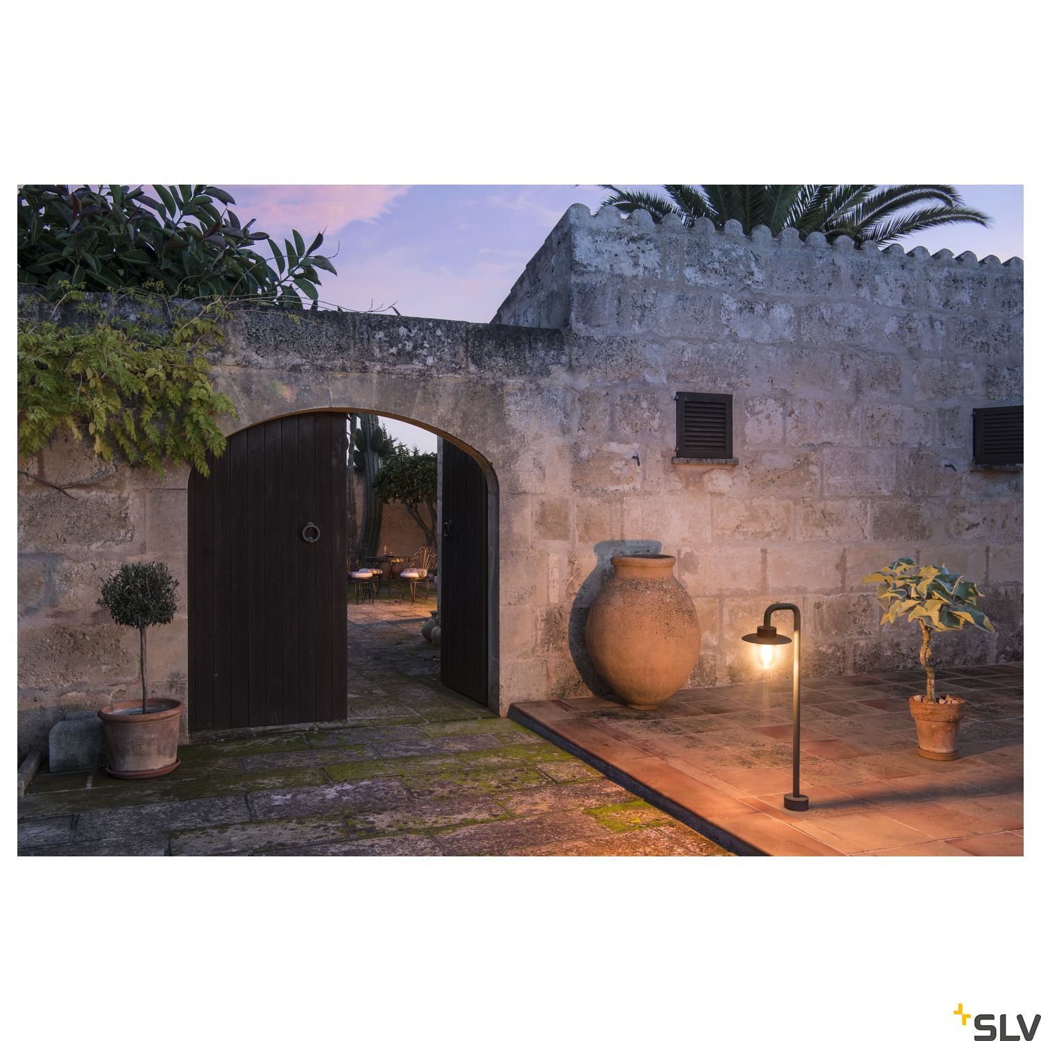 SLV MOLAT POLE, Outdoor standing light, IP44, E27, anthracite, max. 60W 1000822
