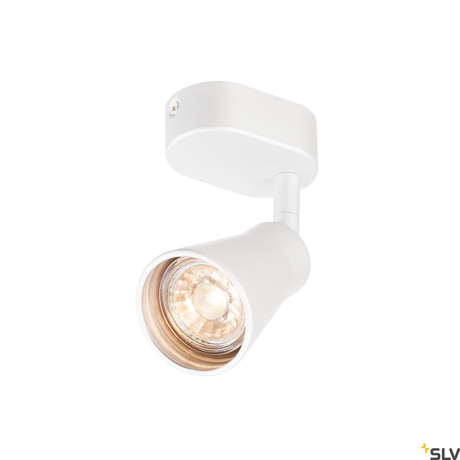 SLV AVO CW Single, Indoor surface-mounted wall and ceiling light, QPAR51, white, max. 50W 1000887