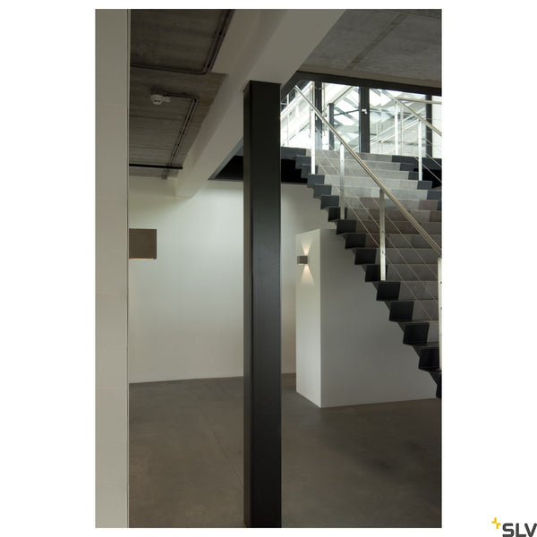 SLV SOLID CUBE Wall luminaire, QT14, black sandstone, max. 25W 1000911