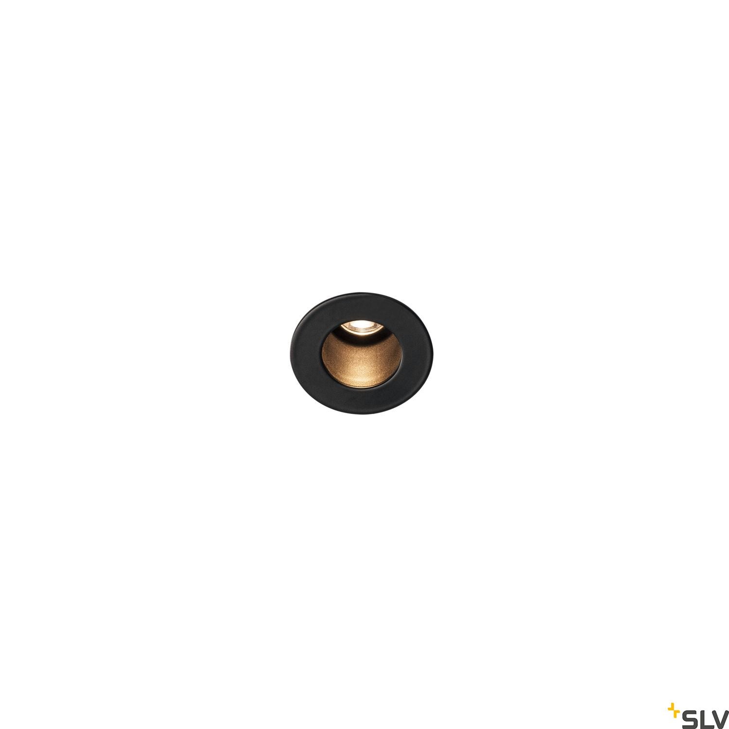 SLV TRITON MINI LED Recessed ceiling luminaire, black, 3000K, 12° 1000915