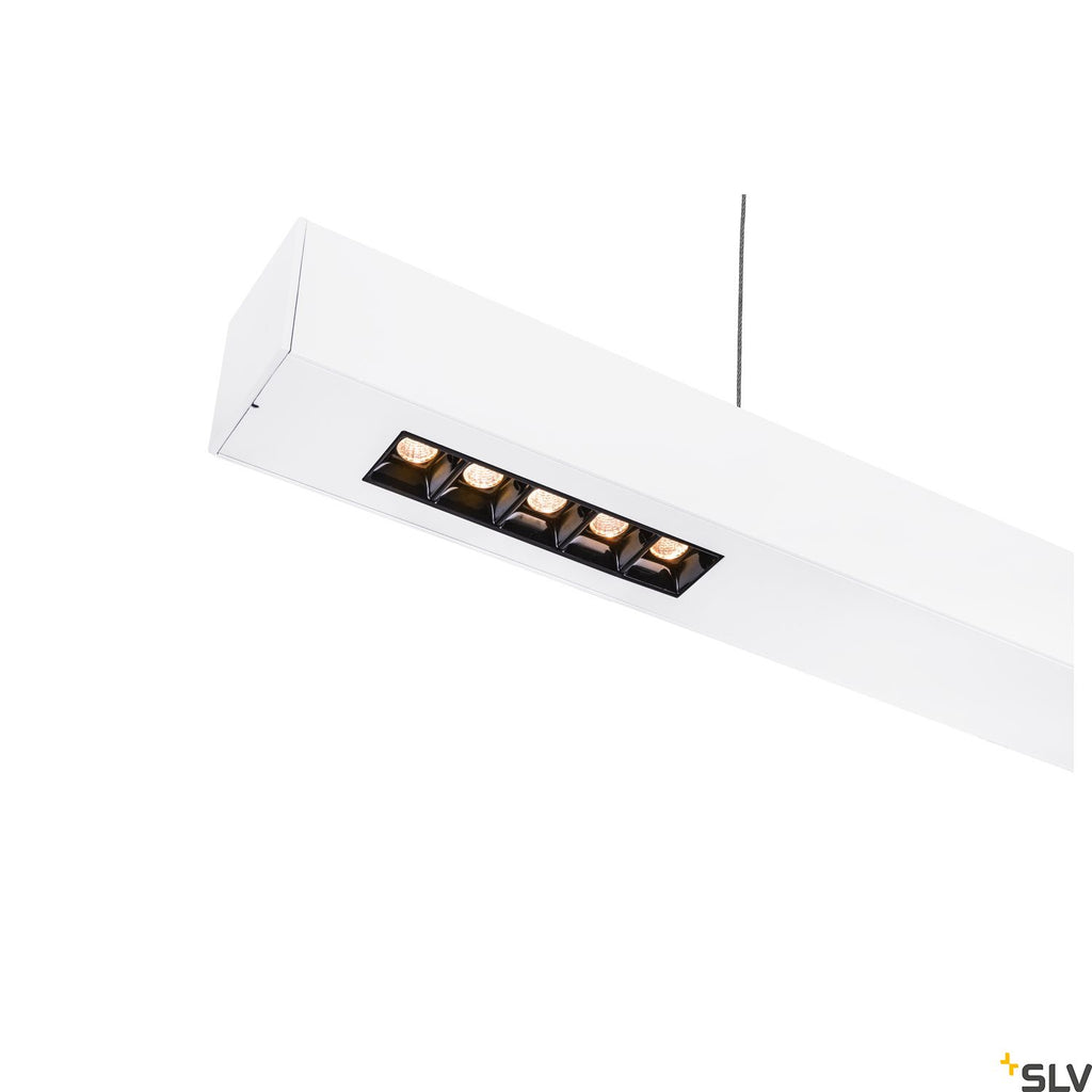 SLV Q-LINE PD, LED indoor pendant, 1m, BAP, white, 3000K 1000926